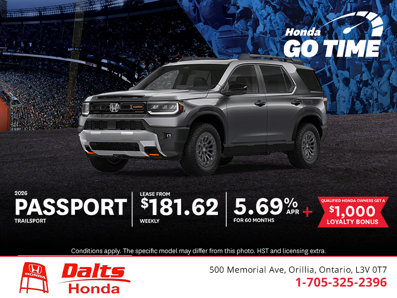 Get the 2026 Honda Passport!