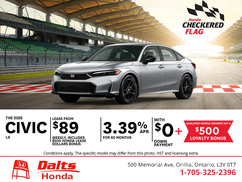 Get the 2026 Honda Civic!
