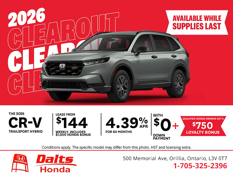 Get the 2026 Honda CR-V hybrid!