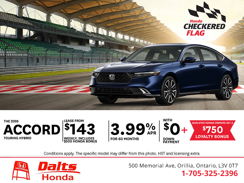 Get the 2026 Honda Accord!