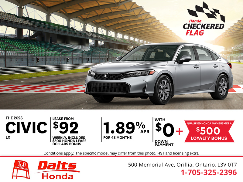 Get the 2026 Honda Civic!