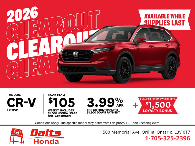 Get the 2026 Honda CR-V!