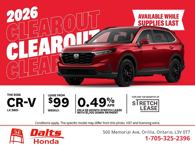 Get the 2026 Honda CR-V!