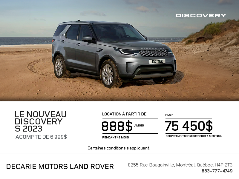Le Land Rover Discovery 2023 Decarie Motors Land Rover