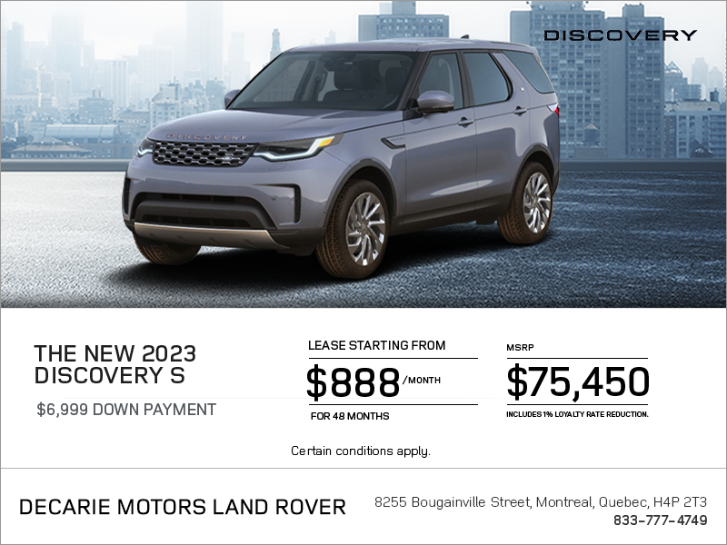 The 2023 Land Rover Discovery Decarie Motors Land Rover