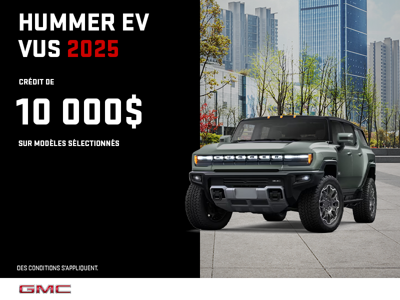 Le GMC Hummer EV VUS 2025