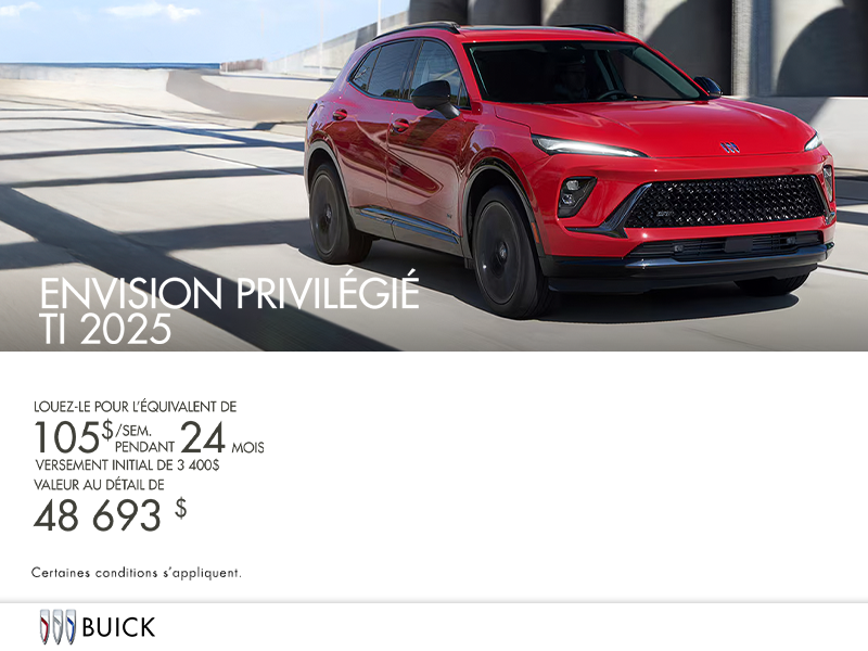 Procurez-vous la Buick Envision 2025