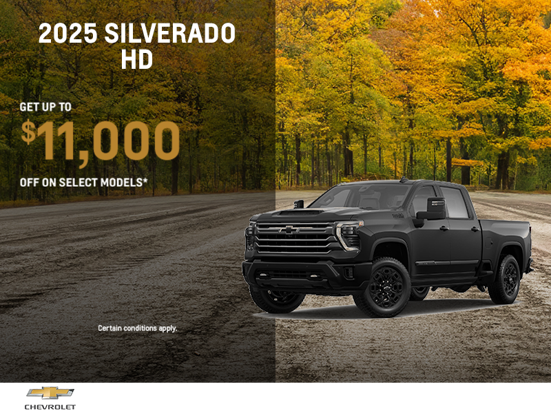 Get the 2025 Chevrolet Silverado HD