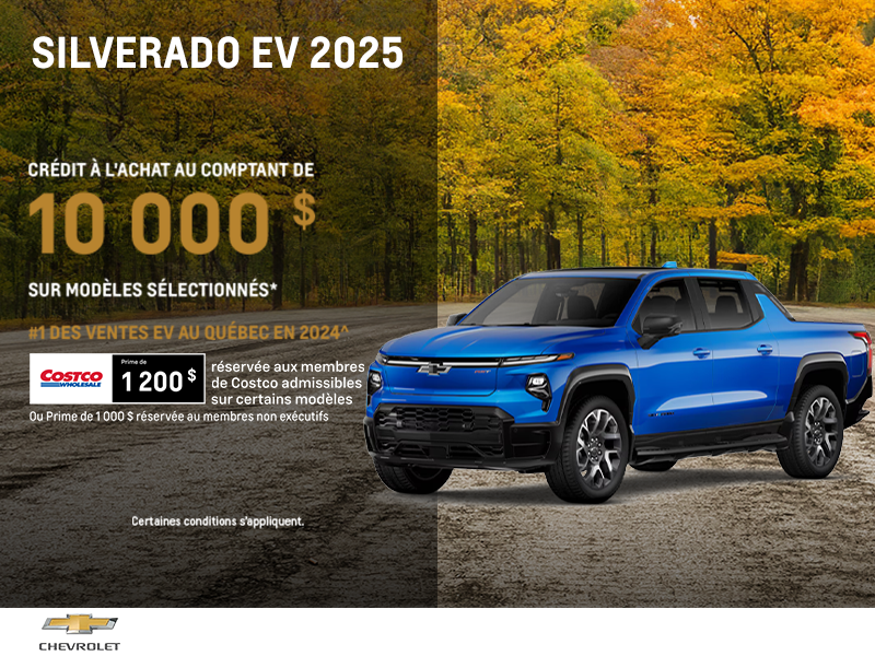 Procurez-vous le Chevrolet Silverado EV 2025