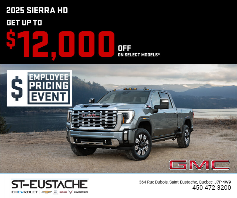 The 2025 GMC Sierra HD