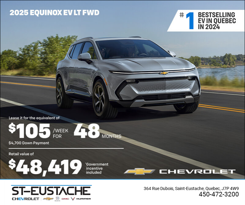 Get the 2025 Chevrolet Equinox EV