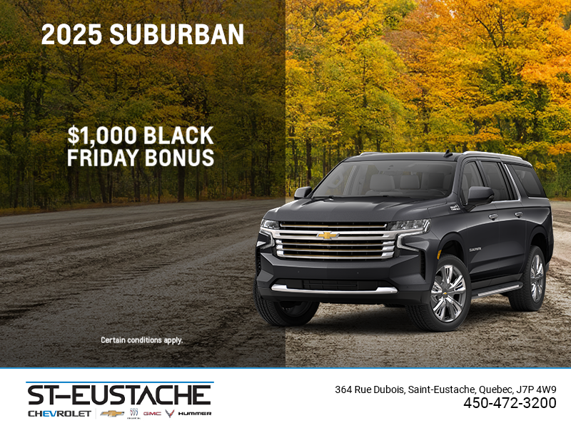 Get the 2025 Chevrolet Suburban