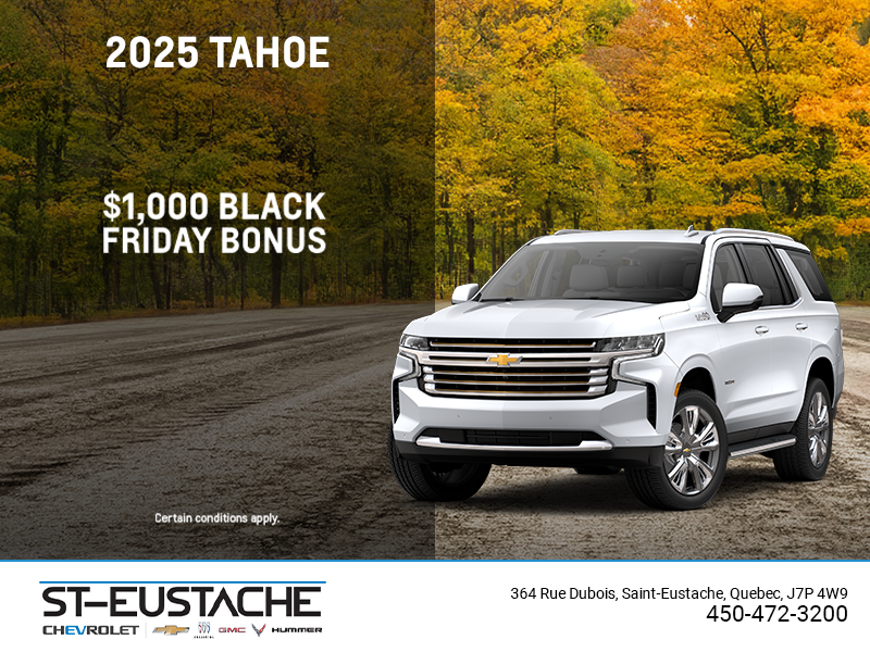 Get the 2025 Chevrolet Tahoe