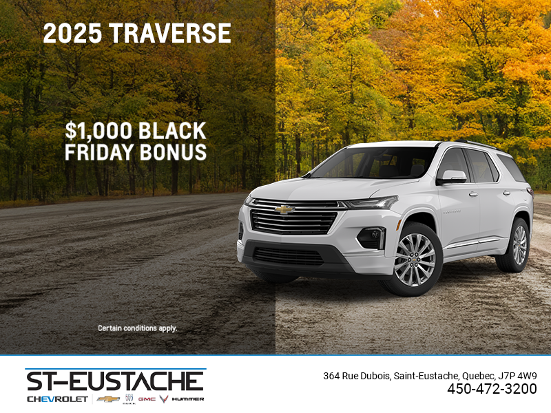 Get the 2025 Chevrolet Traverse