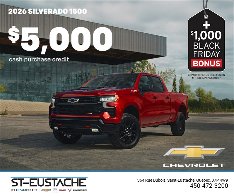 Get the 2026 Chevrolet Silverado 1500