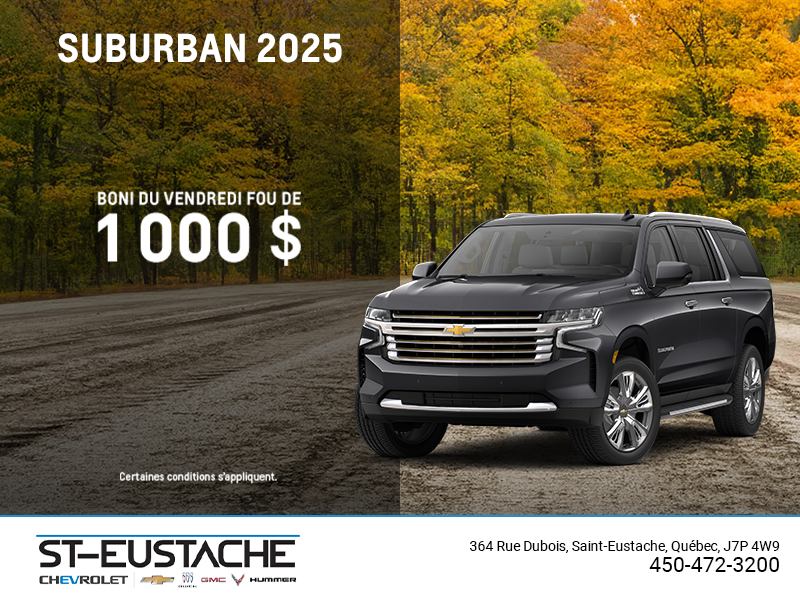 Le Chevrolet Suburban 2025