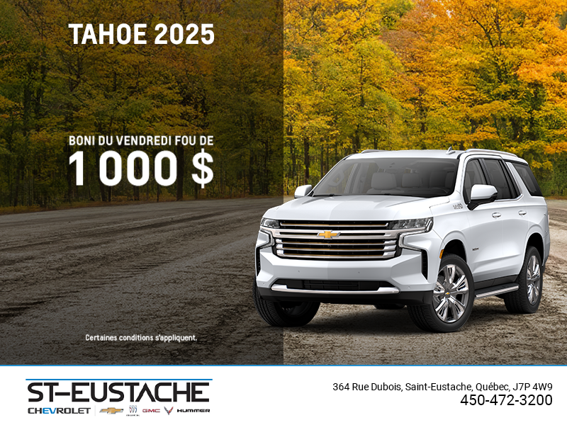 Le Chevrolet Tahoe 2025
