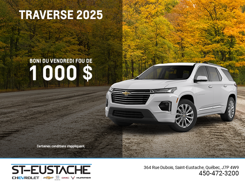 Le Chevrolet Traverse 2025