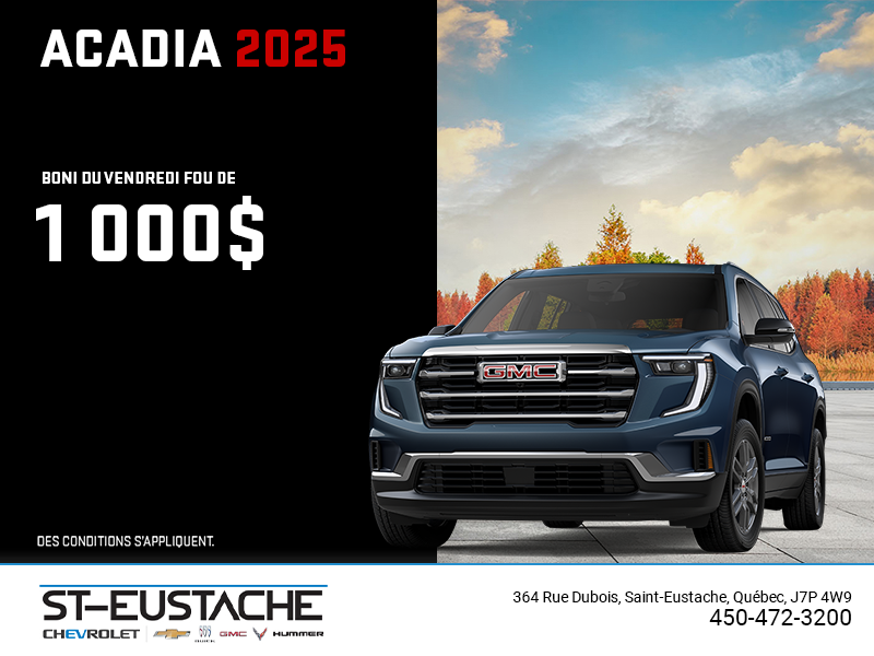 Le GMC Acadia 2025