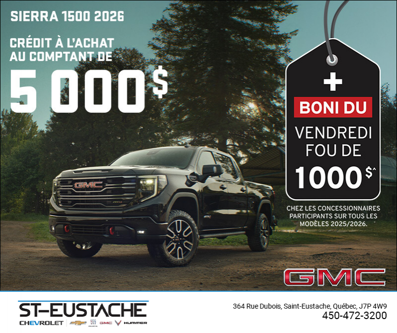 Le GMC Sierra 1500 2026