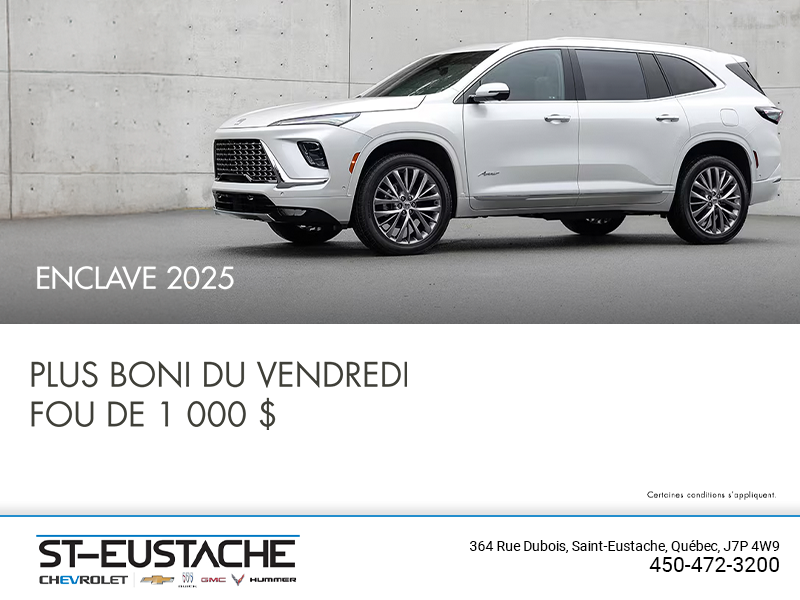 Procurez-vous le Buick Enclave 2025