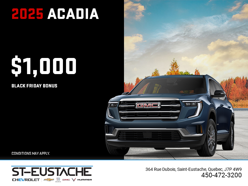 The 2025 GMC Acadia