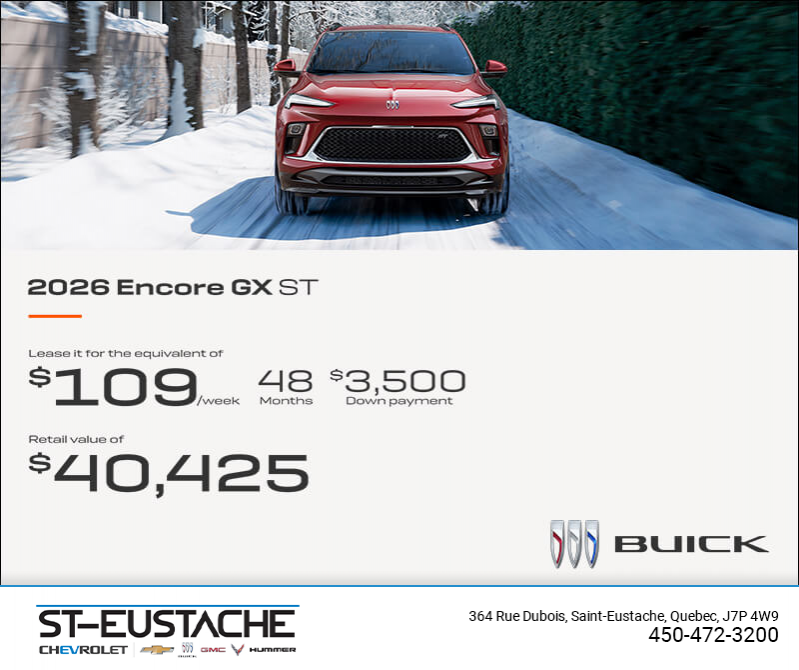 Get the 2026 Buick Encore GX
