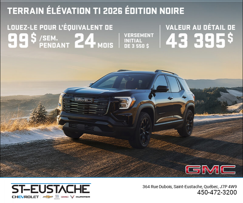 Le GMC Terrain 2026