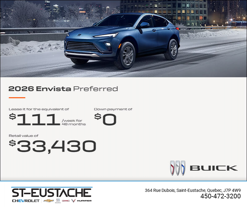 Get the 2026 Buick Envista