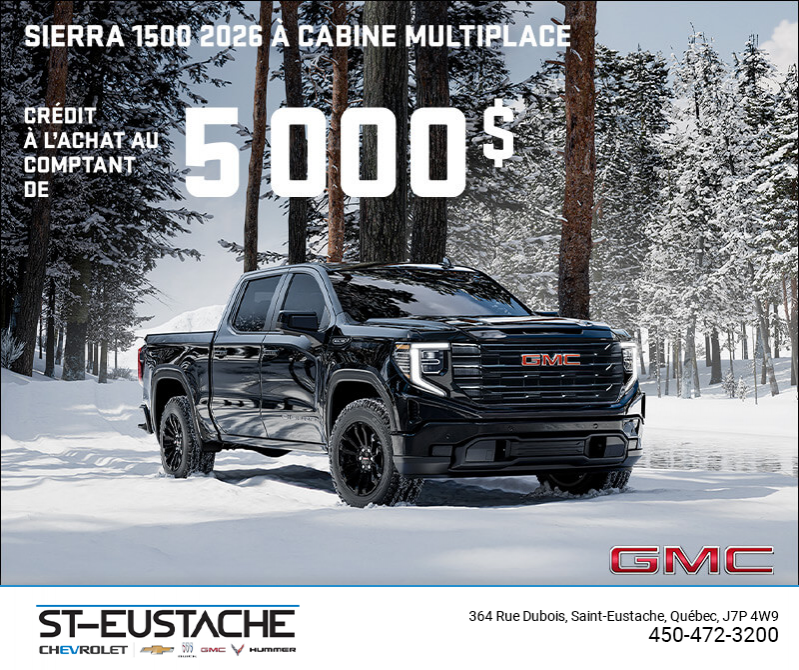 Le GMC Sierra 1500 2026