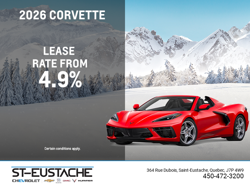 Get the 2026 Chevrolet Corvette