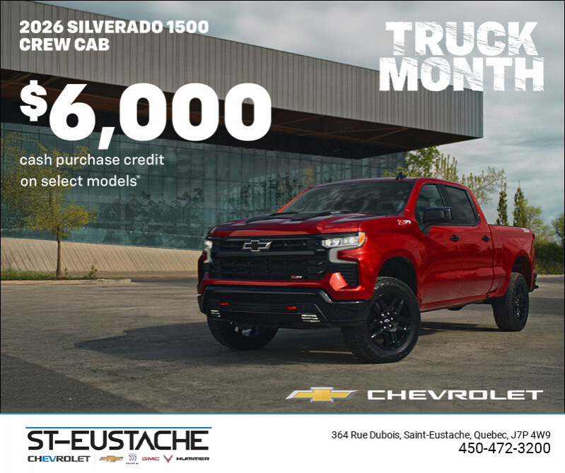 Get the 2026 Chevrolet Silverado 1500 Crew Cab