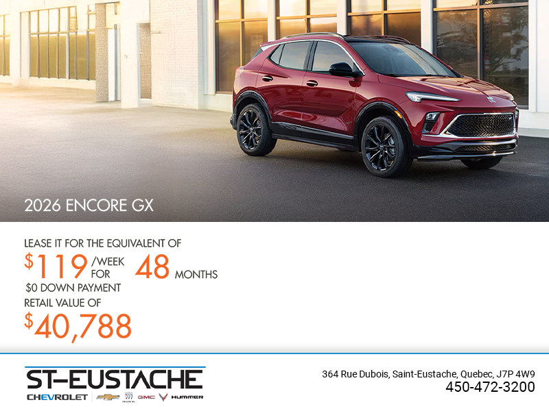 Get the 2026 Buick Encore GX