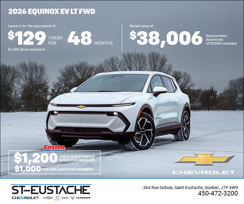 Get the 2026 Chevrolet Equinox EV