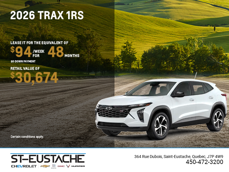 Get the 2026 Chevrolet Trax
