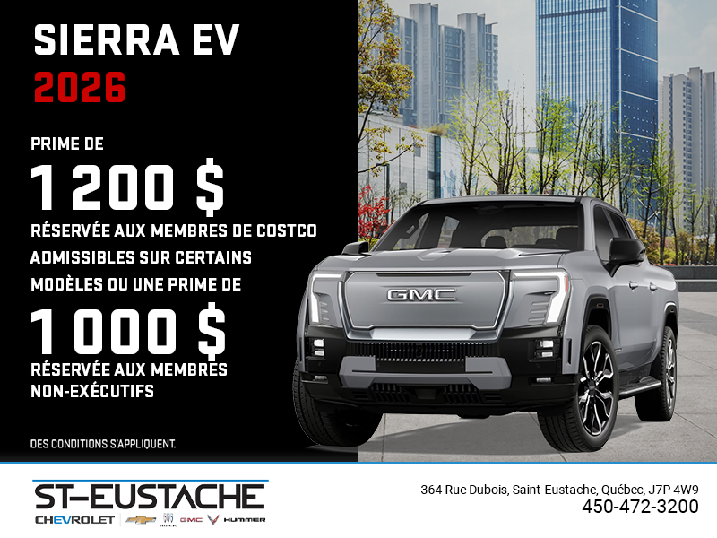 Le GMC Sierra EV 2026