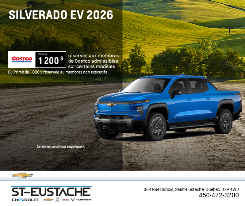 Procurez-vous le Chevrolet Silverado EV 2026