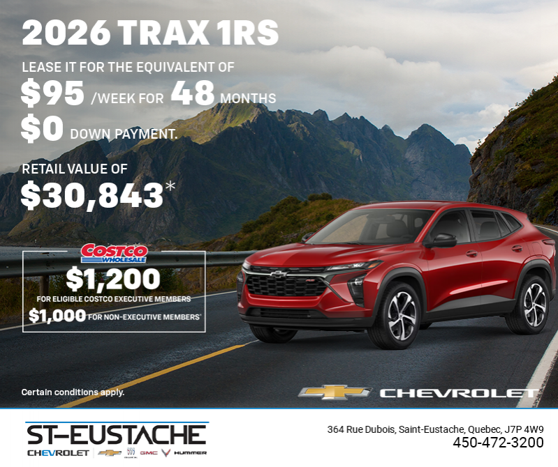 Get the 2026 Chevrolet Trax