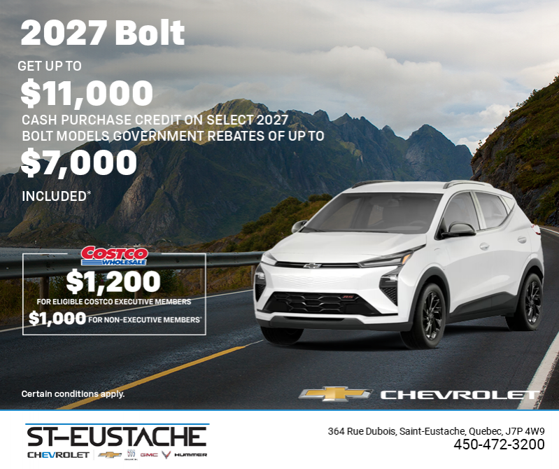 Get the 2027 Chevrolet Bolt