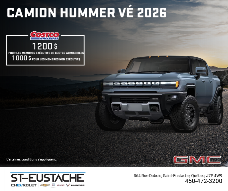 Le GMC Camion Hummer VÉ 2026