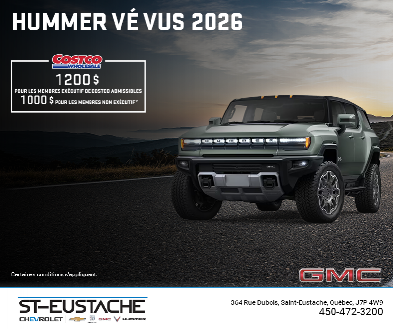 Le GMC Hummer VÉ VUS 2026