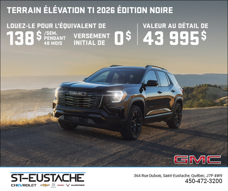 Le GMC Terrain 2026
