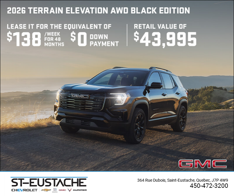 The 2026 GMC Terrain