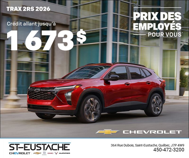 Le Chevrolet Trax 2026