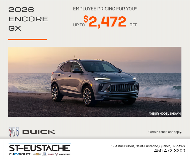 Get the 2026 Buick Encore GX