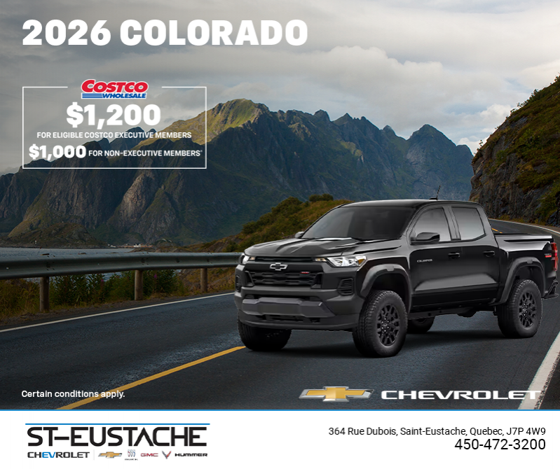 Get the 2026 Chevrolet Colorado