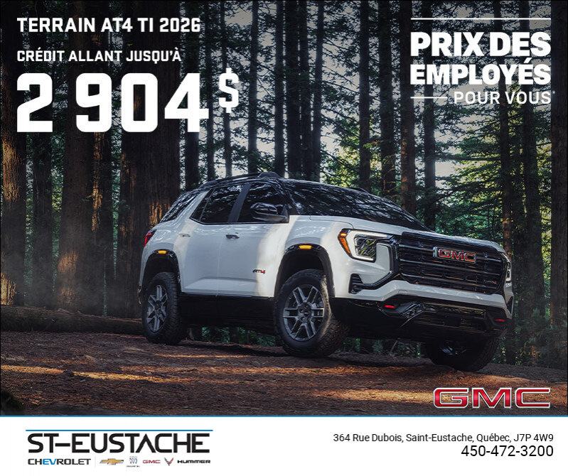 Le GMC Terrain 2026