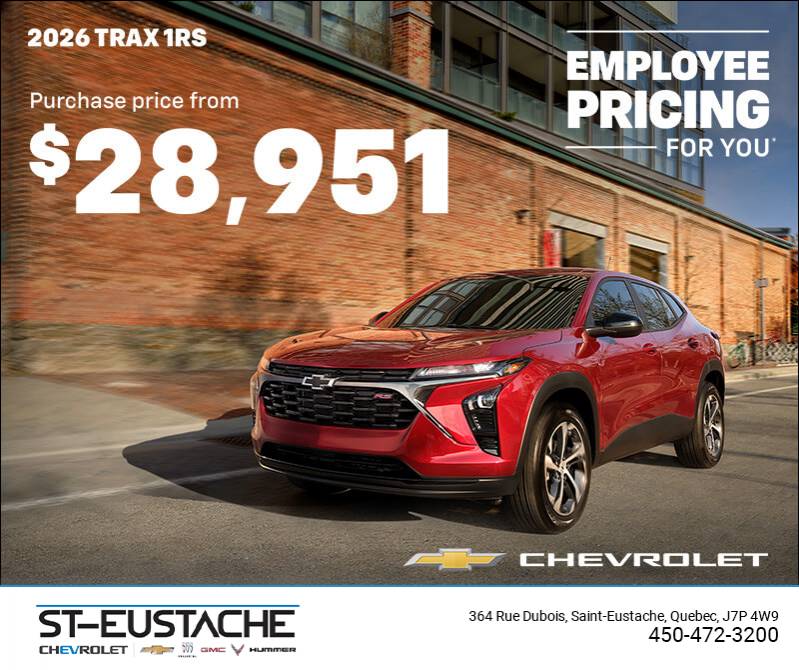 The 2026 Chevrolet Trax 2RS