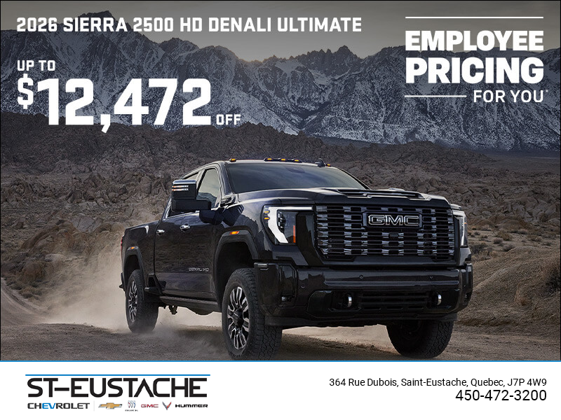 The 2026 GMC Sierra 2500 HD Denali Ultimate