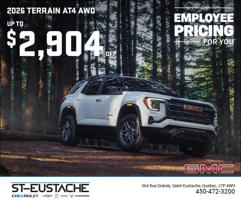 The 2026 GMC Terrain